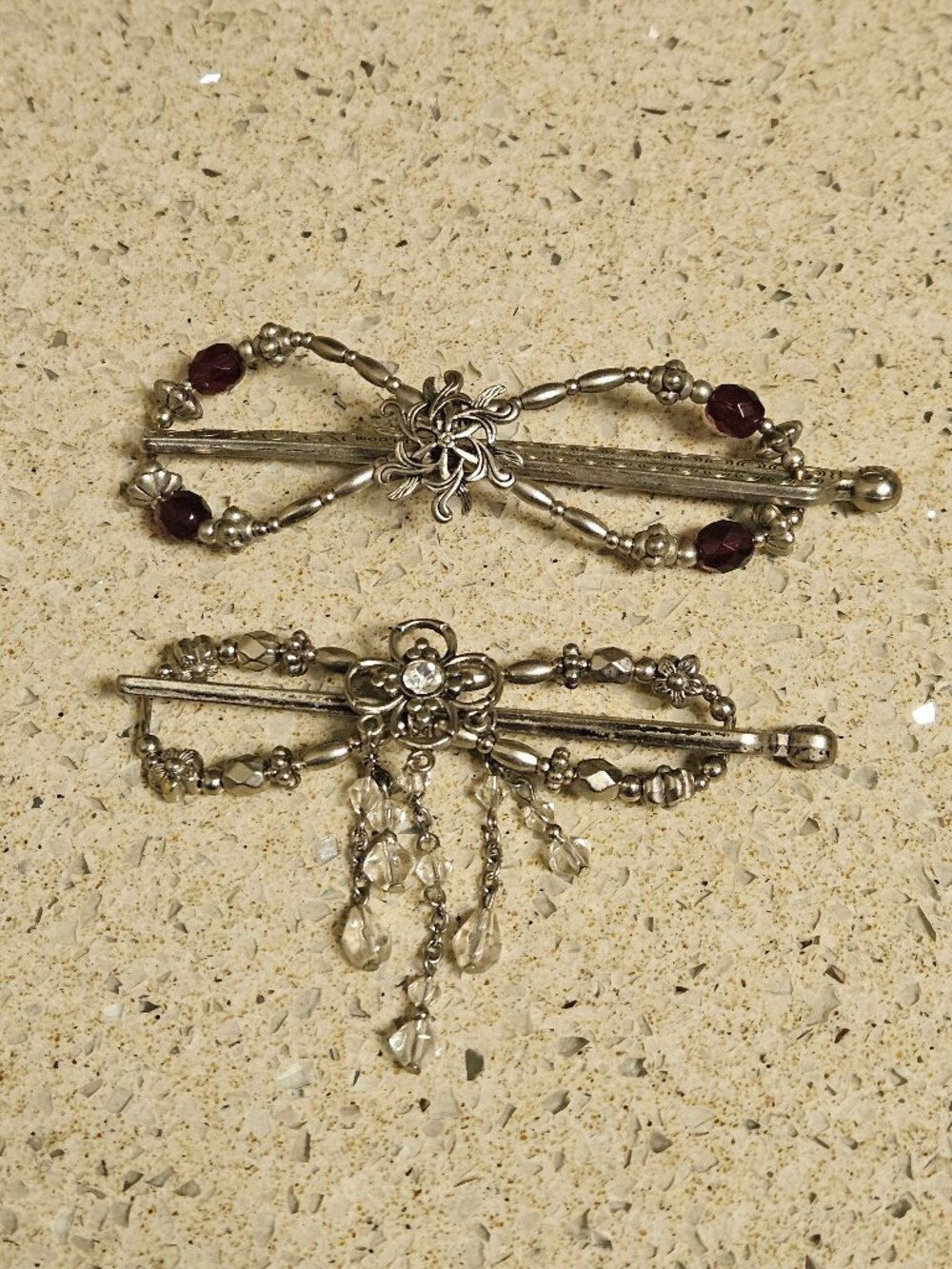 Handcrafted Figure 8 Hair Clips